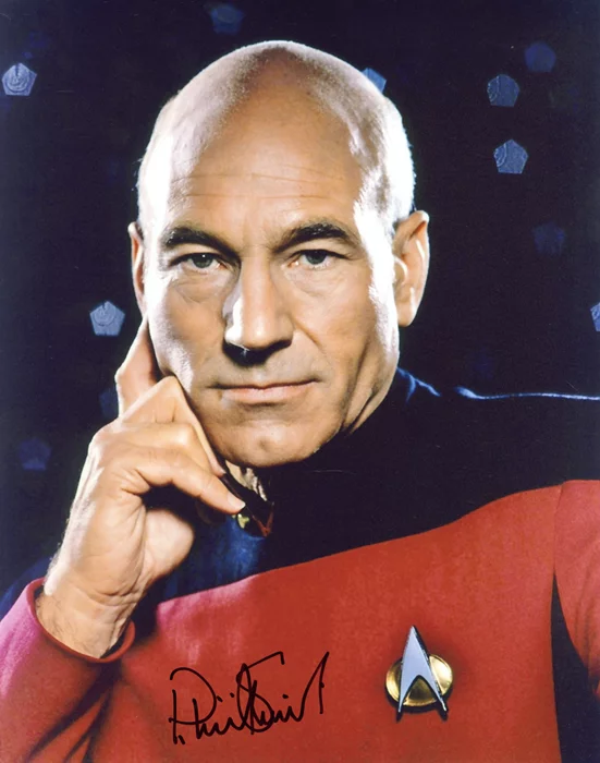 Patrick Stewart autograph