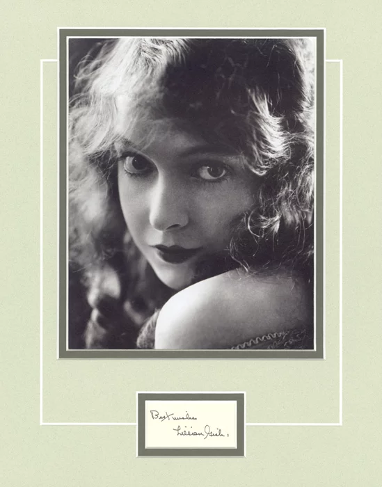 Lillian Gish autograph