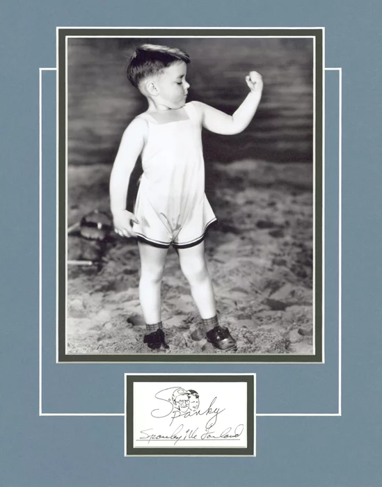 Spanky McFarland autograph