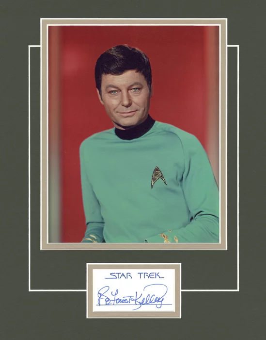 Deforest Kelley autograph