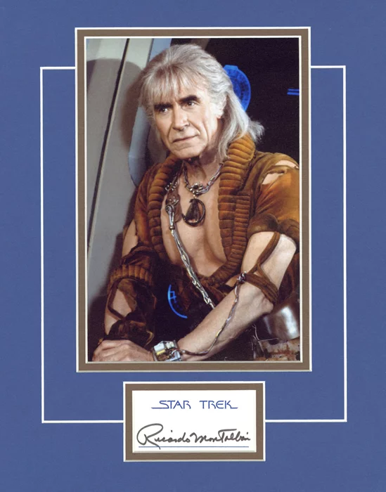 Ricardo Montalban autograph