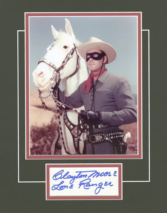 Clayton Moore autograph