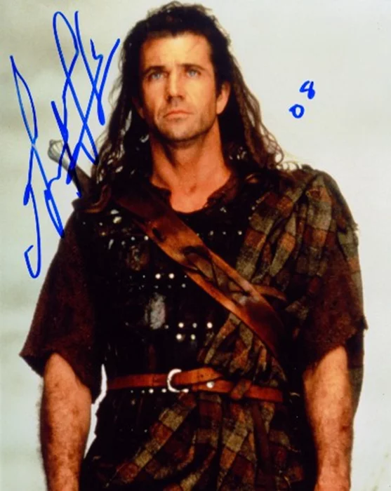 Mel Gibson autograph