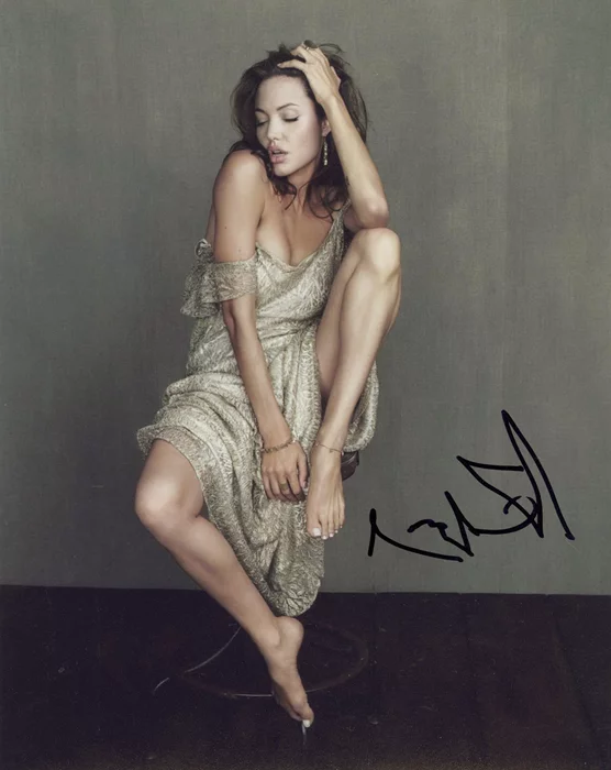 Angelina Jolie autograph