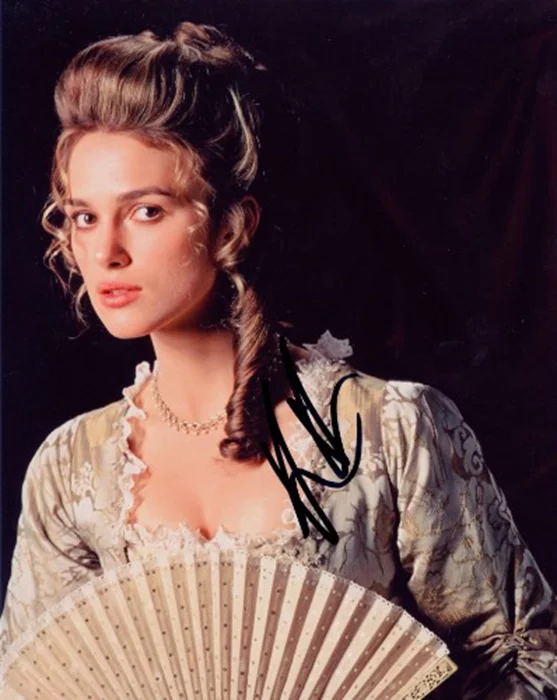 Keira Knightley autograph
