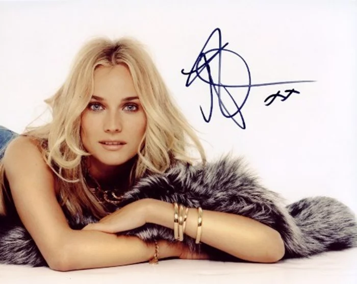 Diane Kruger autograph