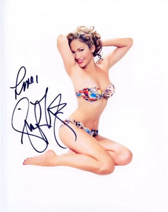Jennifer Lopez autograph