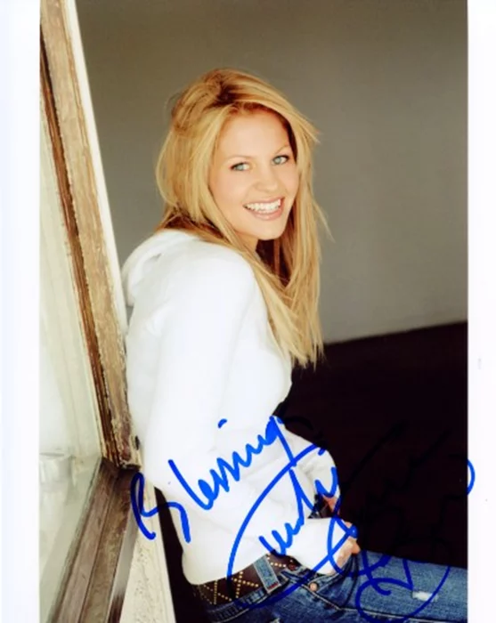 Candace Cameron autograph
