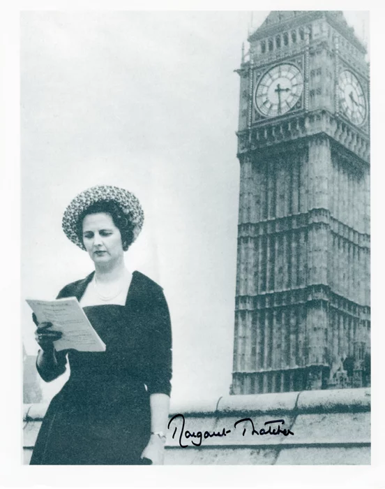 Margaret Thatcher autograph