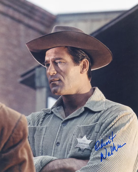 Clint Walker autograph