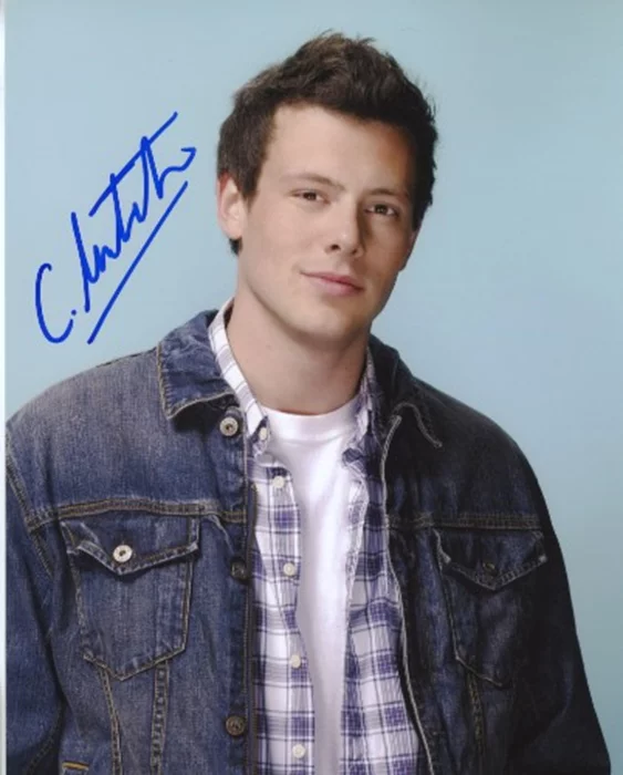 Cory Monteith autograph