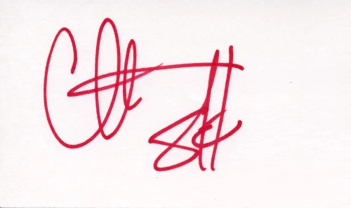 Christian Slater autograph