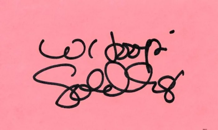 Whoopi Goldberg autograph