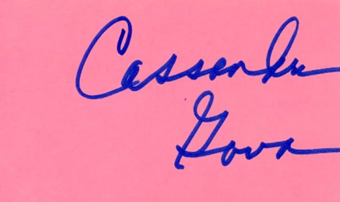 Cassandra Gava autograph
