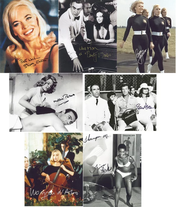 Bond Girls autograph