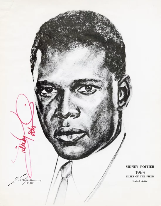 Sidney Poitier autograph