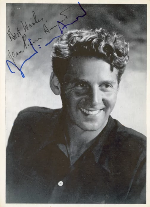 Jean-Pierre Aumont autograph