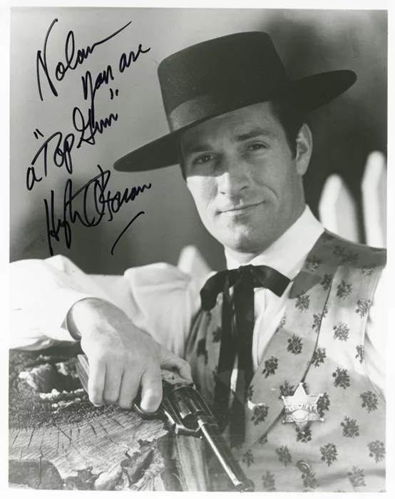 Hugh O'Brian autograph