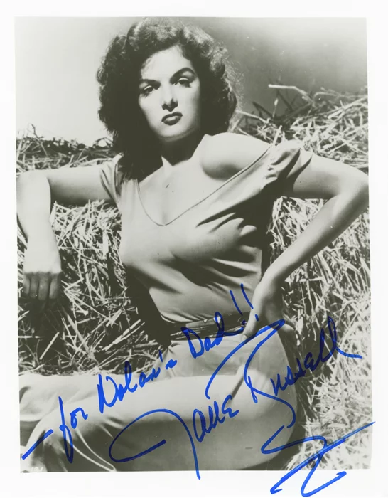 Jane Russell autograph