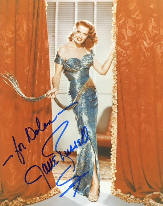 Jane Russell autograph
