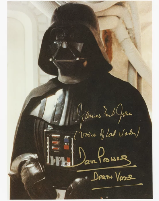 Darth Vader autograph