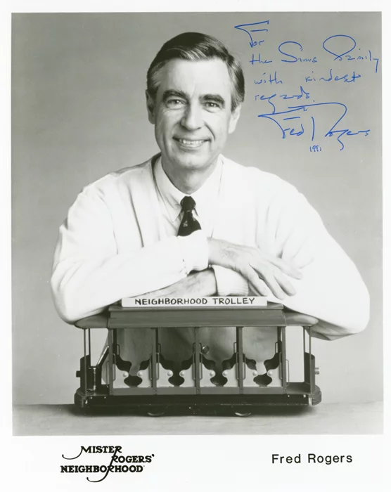Fred Rogers autograph
