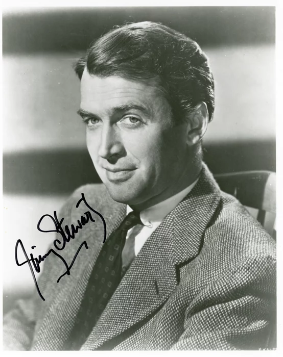 James Stewart autograph