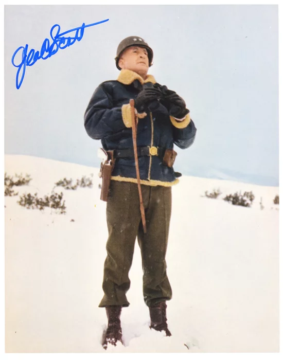 George C. Scott autograph