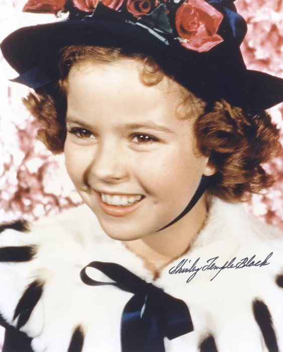 Shirley Temple-Black autograph