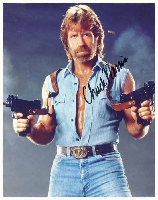 Chuck Norris autograph