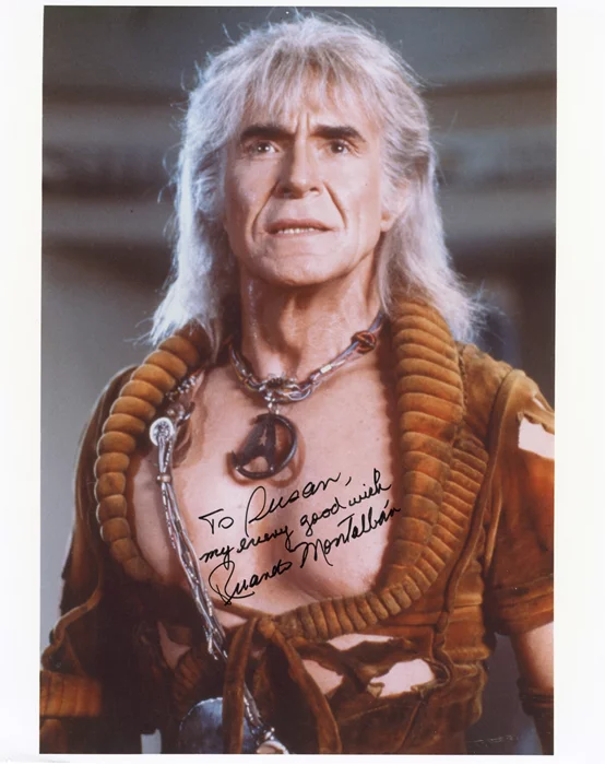 Ricardo Montalban autograph
