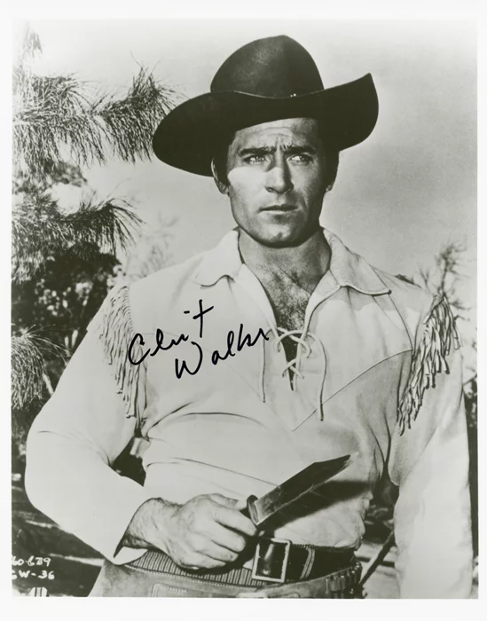 Clint Walker autograph
