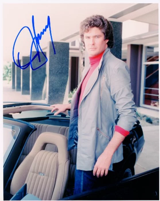 David Hasselhoff autograph