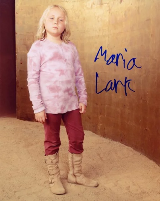 Maria Lark autograph