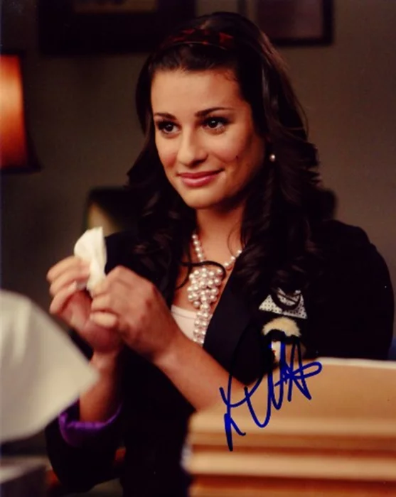 Lea Michele autograph