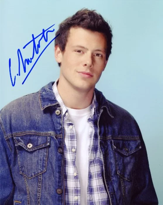 Cory Monteith autograph