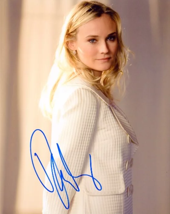Diane Kruger autograph