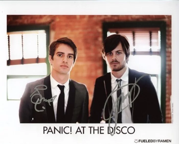 Panic! At The Disco autograph