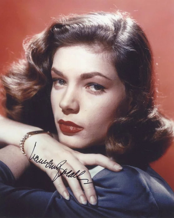 Lauren Bacall autograph
