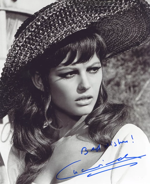 Claudia Cardinale autograph