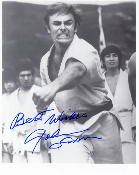 John Saxon autograph