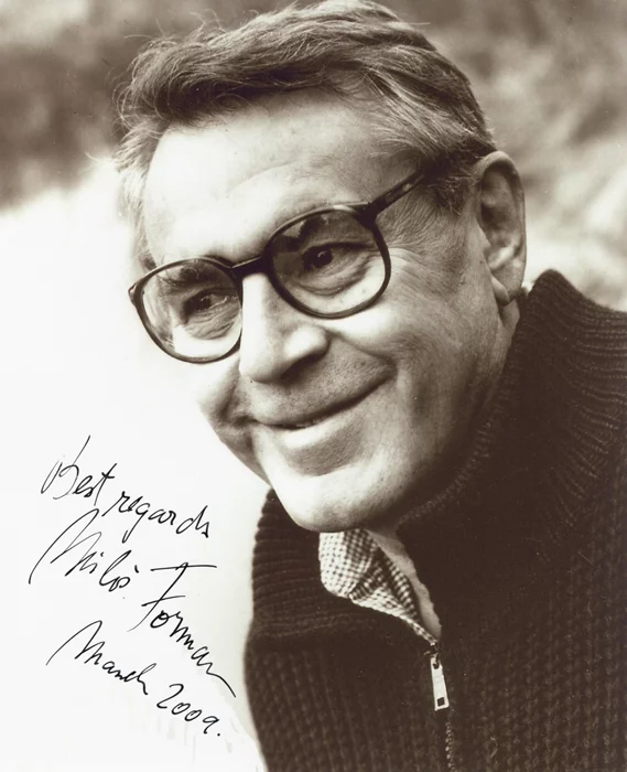 Milos Forman autograph