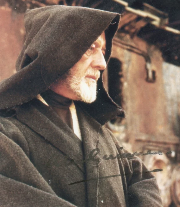 Alec Guinness autograph