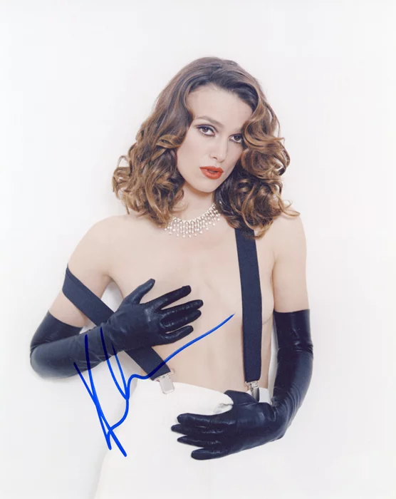 Keira Knightley autograph