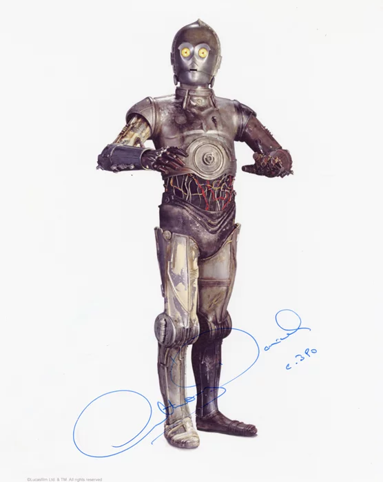 Anthony Daniels autograph