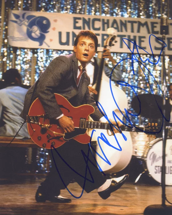 Michael J. Fox autograph