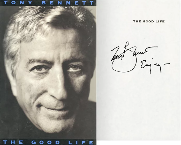 Tony Bennett autograph