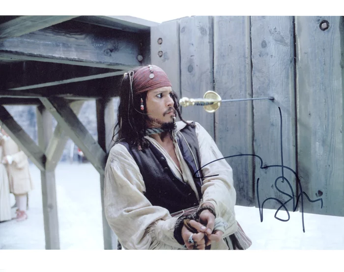 Johnny Depp autograph