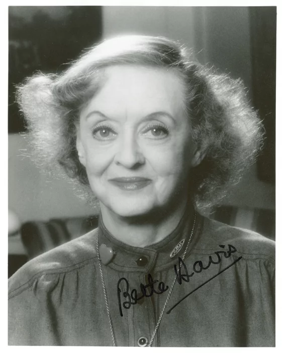 Bette Davis autograph