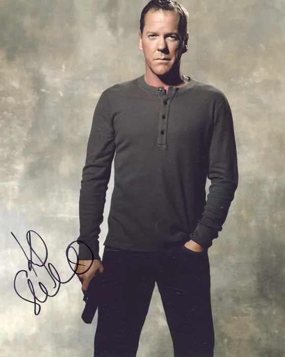 Kiefer Sutherland autograph